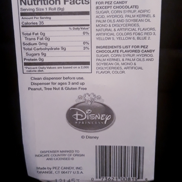 2006 Pez Disney The Little Mermaid Ariel Pez Dispenser - Picture 7 of 9